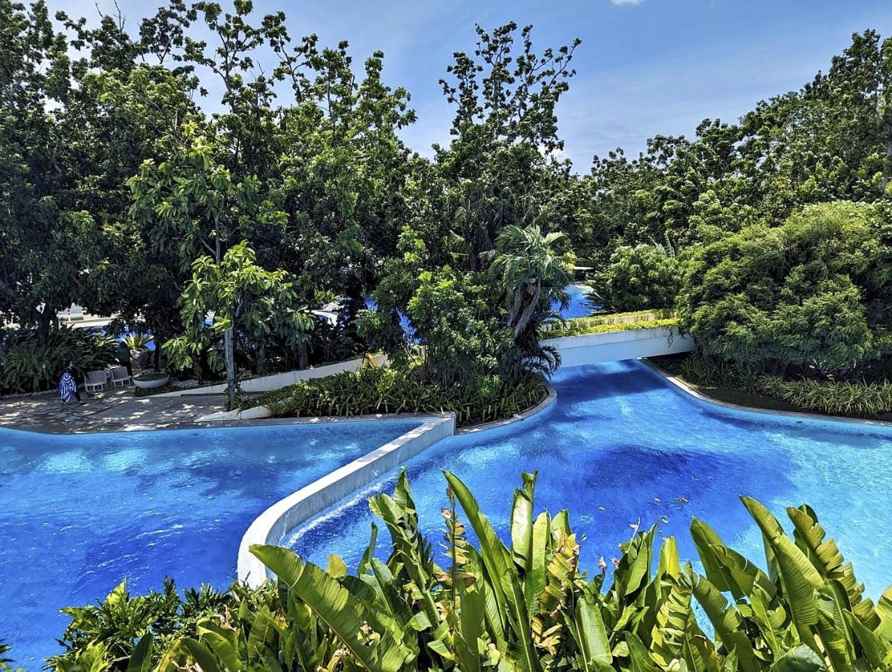 Dominiks Stylish Resort Gem Ocean View Pool Queen Bed At Tambuli 8 Floor Fast Wifi Мактан Экстерьер фото
